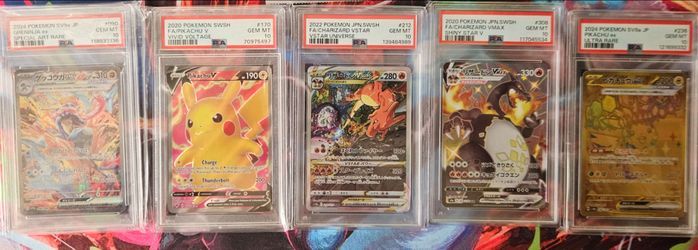 Pokémon PSA 10 Slabs