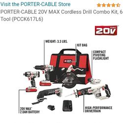 Porter Cable 20v Max Drills