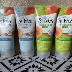 St. Ives Face Skin/Acne Control Scrub $3 each