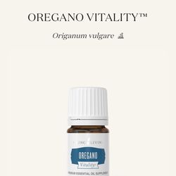 (2) oregano vitality 5 mL Young Living Essential Oils