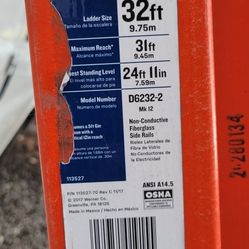 Extension Ladder Fiferglass