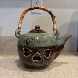 Vintage Porcelain Somayaki Japanese Tea Pot
