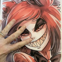 HAZBIN HOTEL ALASTOR ART PRINT