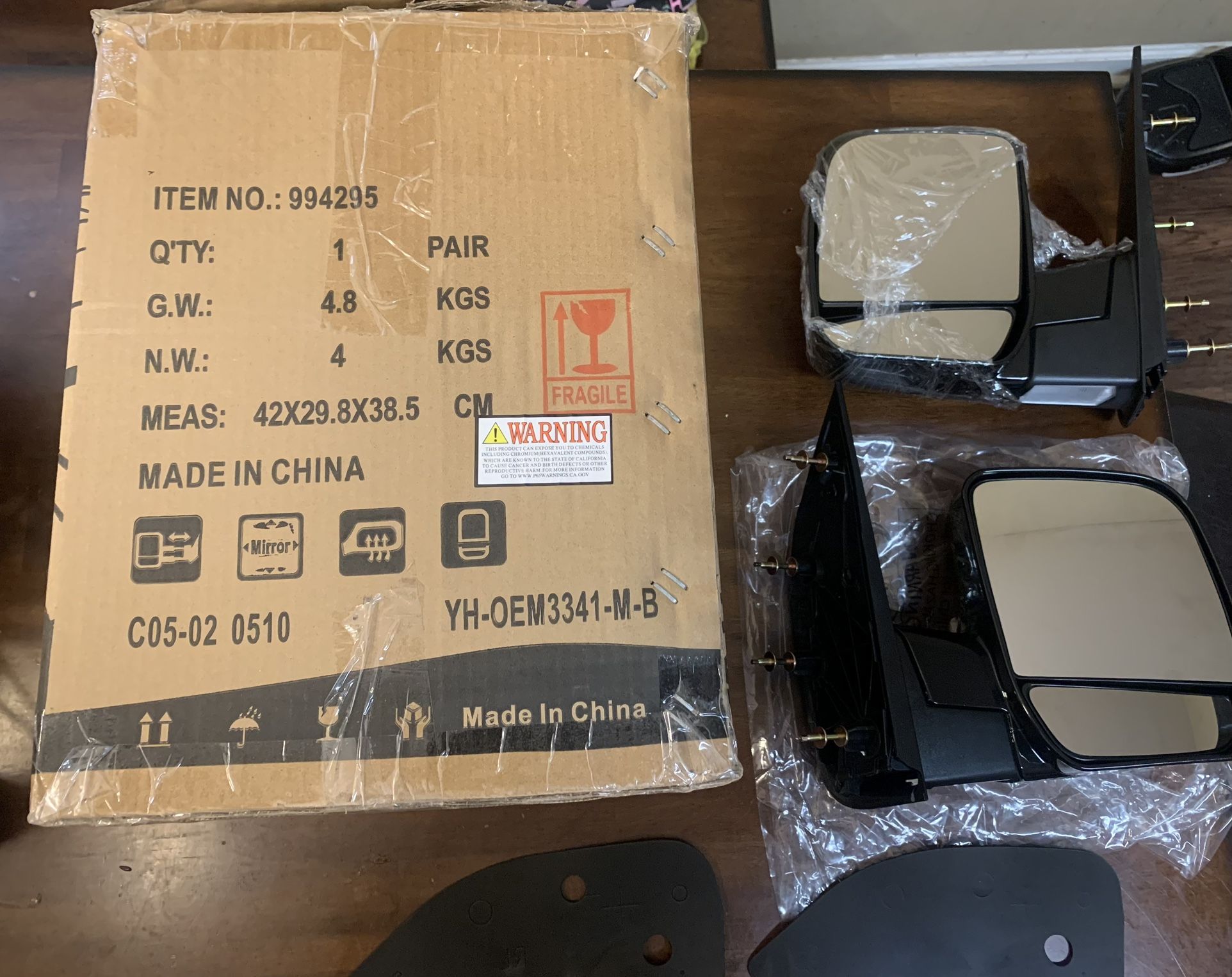 Ford Manual Fold Mirrors