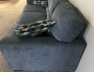 Blue couch
