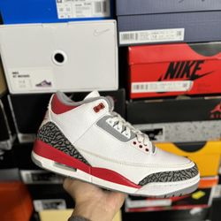 2020 Jordan Fire Red 3s size 12 VNDS