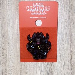 New Pin Super Nintendo World BOWSER Shadow Silhouette Universal Studios 2023