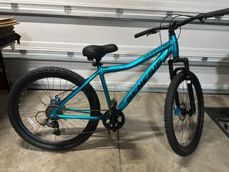 Genesis Serrano 27.5in Blue Mountain Bike Women, Mech Disc, Front Suspension