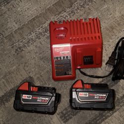 M18 Batteries + Charger 