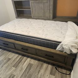 Xl Twin Bed Frame And Mattress 