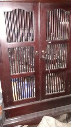Very nice cherry armoire