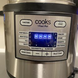 Cooks Fast Pot 6qt Pressure Cooker 