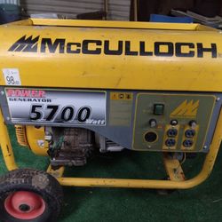 Generator McCulloch Gas Power Generator 5700 watts
