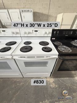 Whirlpool Electric Coil Range Stove (#830) SEE PRICE DESCRIPTION