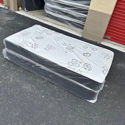 Twin Size Mattress Set – Medium Comfort – Available Today 🚚