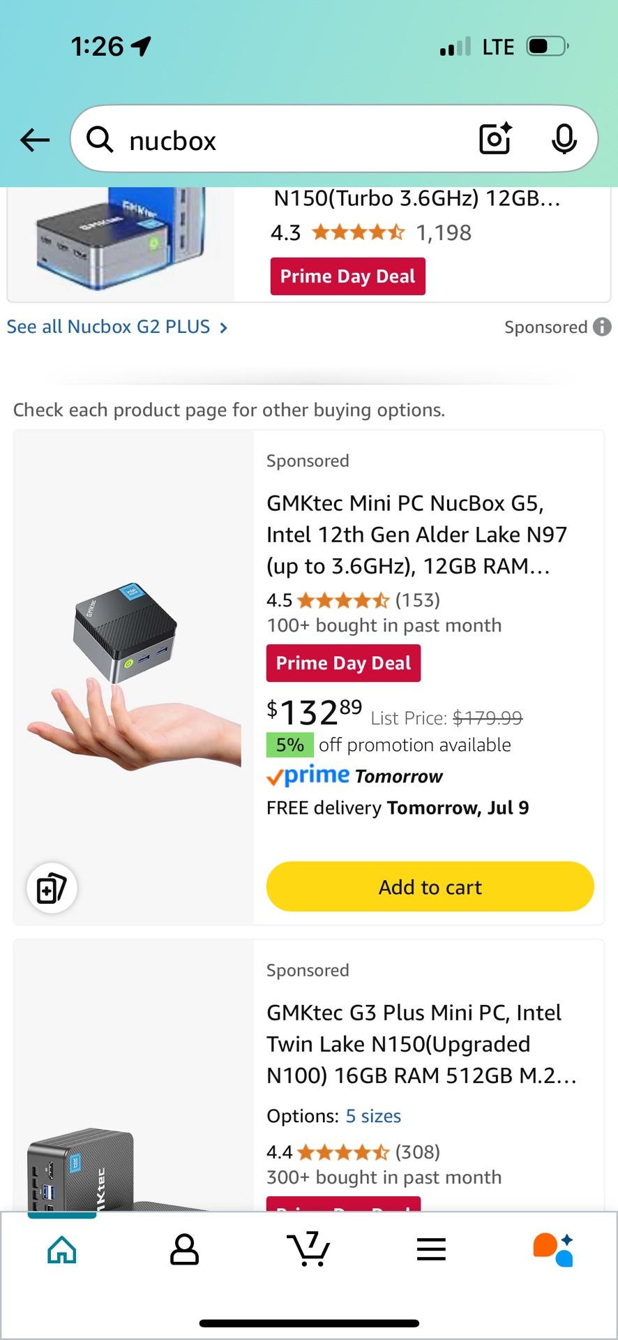 Mini Pc Nuck Box G5