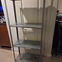 Small metal shelf