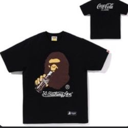 coco cola bape / chinese bape t shirt