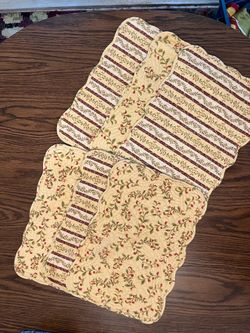 Quilted Placemats Set of 6