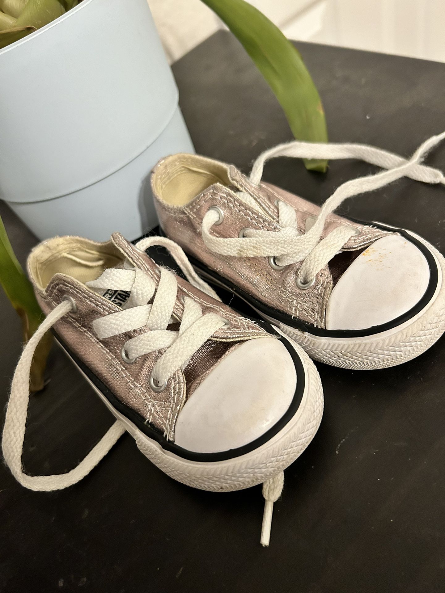 Gold Converse Toddler Size 6