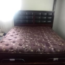 King Canopy Bed with King Matress!