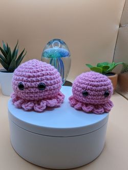 Crochet Pink Octopuses