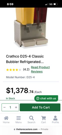 Crathco Dispenser  Im Asking For 300$ 