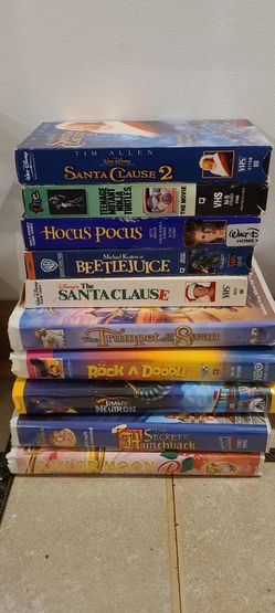 10 VHS Kids  Movies