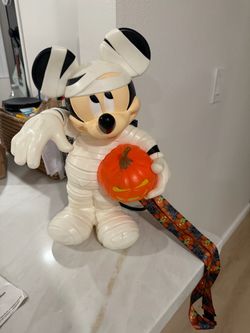 Disney - Mickey Mouse  popcorn bucket - Mickey Mouse Mummy Halloween Figure with Pumpkin