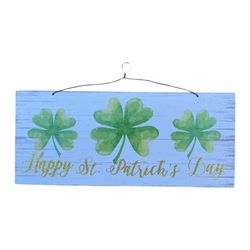 Happy St. Patrick’s Day Wood Sign - 13.75x6in