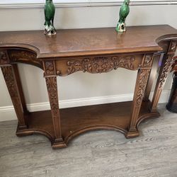 Antique 70 Yr Old Wall Table 