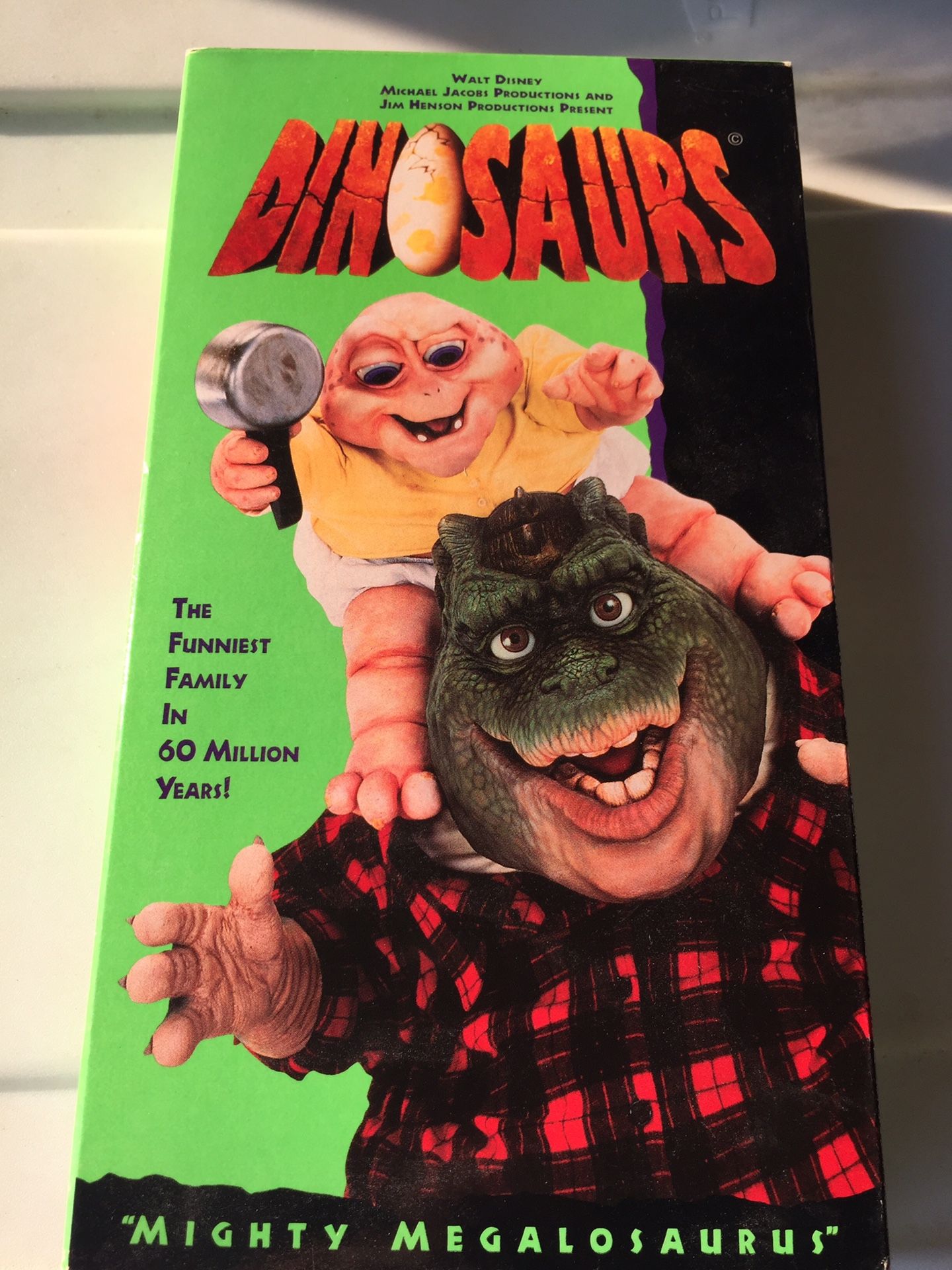 Dinosaurs TV Show VHS tape