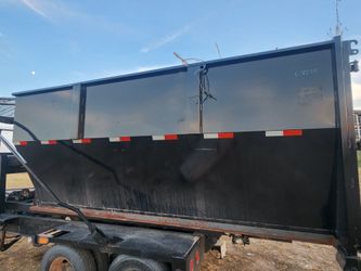 ROLL OFF TRAILER WITH HYDRAULIC WINCH 