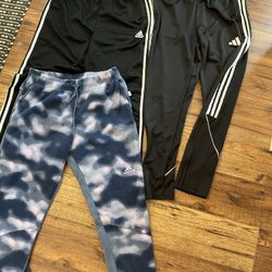 Lot of 3 pairs-$20 total Like new Adidas Mens Pants