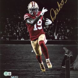 Deebo Samuel Signed 49ers 11x14 Photo (Beckett)