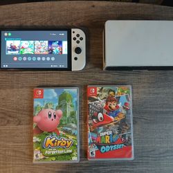Nintendo Switch 2 OLED w/ 2 Games + Case