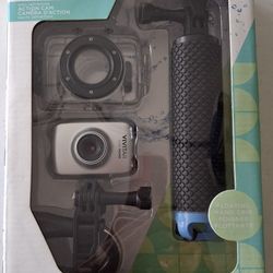 Action Cam - Camera With Waterproof Case & More!