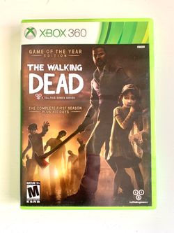 XBOX 360 WALKING  DEAD THE FIRST SEASON VIDEO GAME