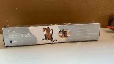 Whitmor 3 Pair Boot Rack