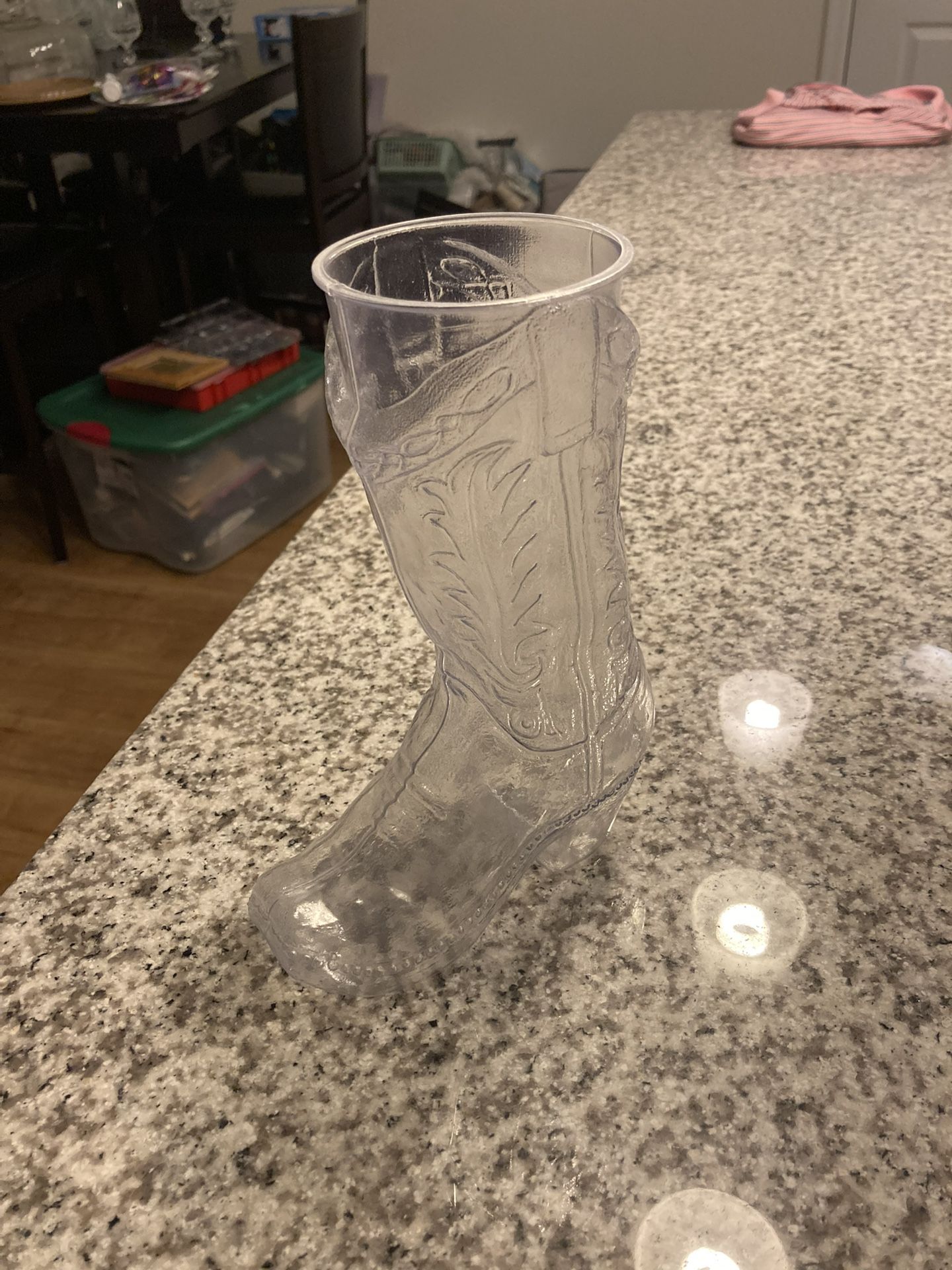 9 inch plastic boot decoration