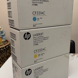 HP LaserJet Toner Cartridges CF331AC CF332AC CF333AC