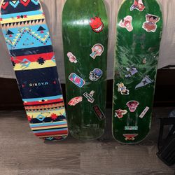 skateboard decks