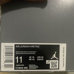 Jordan Cool Grey 11’s