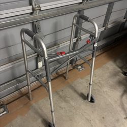 Title: Walker with Wheels – Adjustable & Lightweight