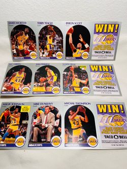 LA Lakers 90/91 NBA HOOPS/Taco Bell
