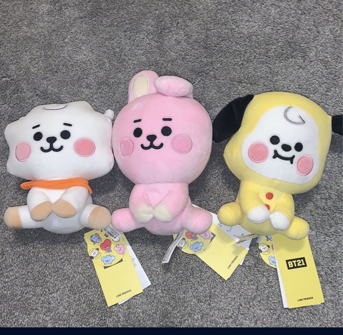 Bts Characters Plushy Each For $40