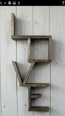 Wood LOVE Shelf