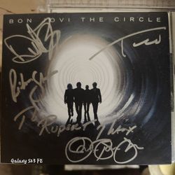 Autographed Bon Jovi The Circle Promo Cd Original 