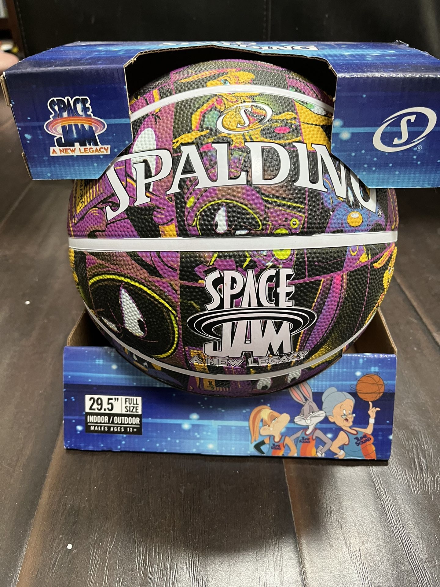 NEW Spalding Space Jam: A New Legacy Tune Squad Basketball 29.5"Full Size