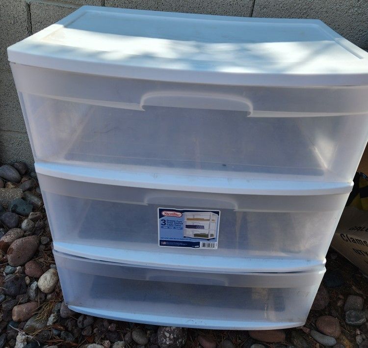 Wheeled Plastic Drawer